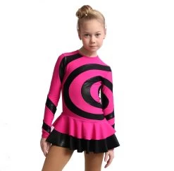 IceDress Figure Skating Dress - Thermal - Serpentine (Fuchsia With Black Lycra) -Figure Skating Shop 007d84e88ef0 05346 99814 16410 07929.1582520423