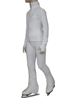 IceDress Figure Skating Jacket - Drape (White With Application Of Rhinestone) -Figure Skating Shop 0408293505f2b02b67d7c8663a28d8d6 31055 34087 78357 92446 87057 92627 41659 52839.1582436553