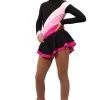 IceDress Figure Skating Dress - Thermal - Camel Spin (White, Pink, Fuchsia)