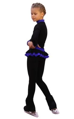 IceDress - Figure Skating Training Overalls - Valley (10% OFF, Size CS, Black With Cornflower) -Figure Skating Shop 0db063bac208 56484 62018.1684751470