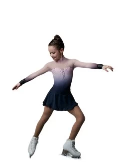 Elite Xpression - Classic Faded Light Pink Beaded Dress