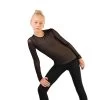 IceDress - Figure Skating Two-Layer Top : Mesh Long Sleeve With Cami Top (Black And Nude) -Figure Skating Shop 1.1672309997 21959.1672314372
