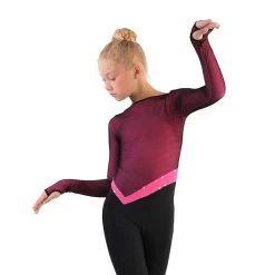 IceDress - Figure Skating Training Overalls - Vector (Pink)