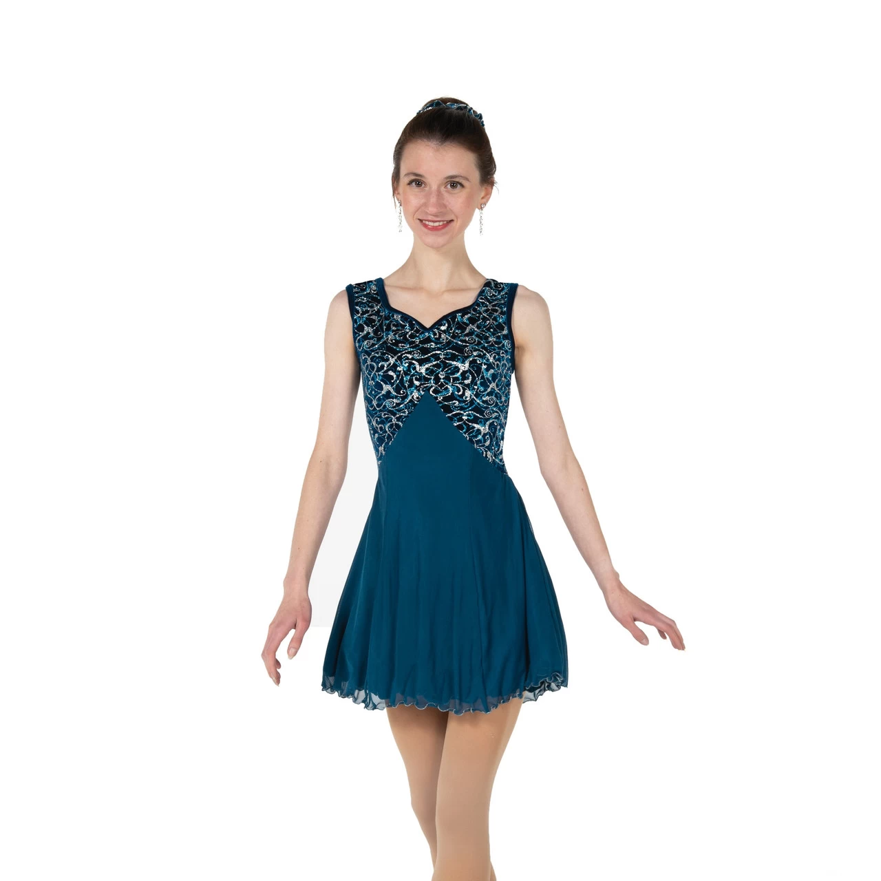 Jerry's Ice Skating Dress - 50 Twist Of Teal Dress 3 Jerry's Ice Skating Dress - 50 Twist Of Teal Dress