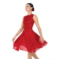 Jerry's Ice Skating Dress - 111 Dancerella Dress Flame (Red)