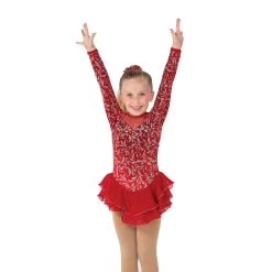 Jerry's Ice Skating Dress - 129 Crimson Bows Dress