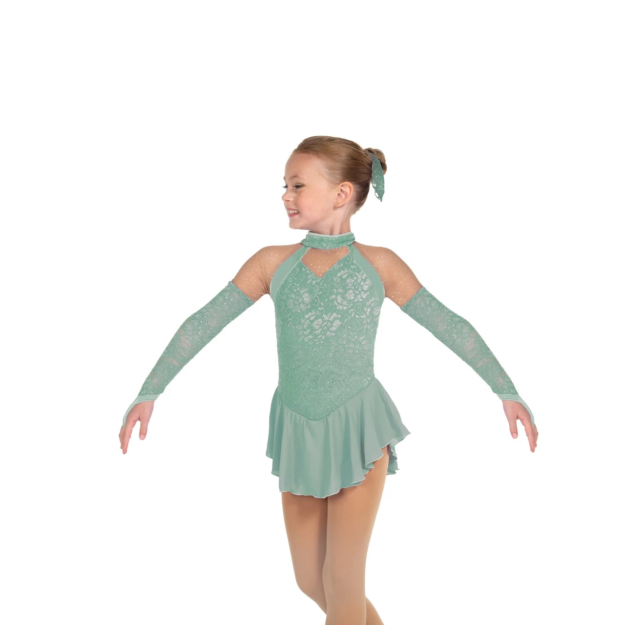 Jerry's Ice Skating Dress - 137 Opera Gloves Dress (Willow Green) Sale 10% OFF Youth 6-8 3 Jerry's Ice Skating Dress - 137 Opera Gloves Dress (Willow Green) Sale 10% OFF Youth 6-8