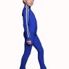 IceDress Figure Skating Jacket - Thermal - Olympus (Cornflower Blue With White Lamps)