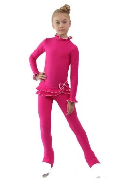 IceDress Figure Skating Outfit - Thermal - Minx (Fuchsia With White) -Figure Skating Shop 10f89d20d0d8 49680 21468 89013.1582532905