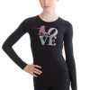 Elite Xpression - Black Skate Love Top - Pink (10% OFF, Size 6-8) -Figure Skating Shop 11.1663934180 18140.1684750007
