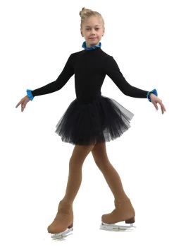 IceDress - Thermal Body (Black With Blue Flounce) -Figure Skating Shop 12308d57c497 43142 06045 39794.1582521396