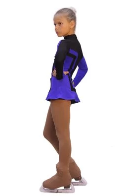 IceDress Figure Skating Dress-Thermal - Avangard (Black With Cornflower) -Figure Skating Shop 150ee0fe5194 05939 53906 10431 81725 61723.1582448075