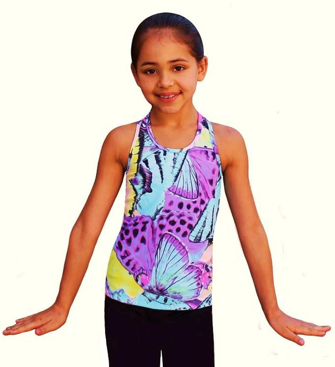 Ice Skating Tank Top - Butterfly Fusion 3 Ice Skating Tank Top - Butterfly Fusion