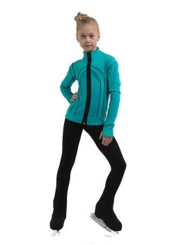 IceDress Figure Skating Pants - Thermal - Kant (Mint With Black) -Figure Skating Shop 1 40467 97015 56665.1582512601