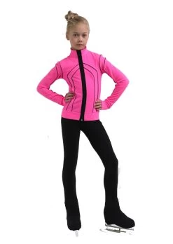 IceDress Figure Skating Pants - Thermal - Kant (Hot Pink With Black) -Figure Skating Shop 1 68078 03980 06978.1582528316