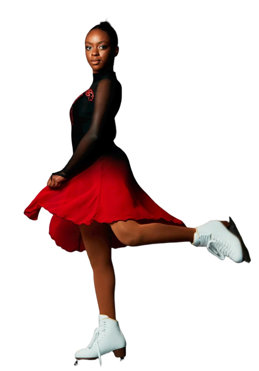 Elite Xpression - Passionate Red Dance Dress 4 Elite Xpression - Passionate Red Dance Dress - Image 2