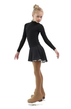 IceDress - Figure Skating Skirts - Harmony (Black With White ) -Figure Skating Shop 25e095cd28e6 37352 39562.1582431184