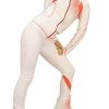 IceDress Figure Skating Thermal Jacket -Euler (White And Coral)