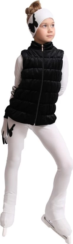 IceDress Figure Skating Vest - Thermal - Velvet (Black) -Figure Skating Shop 2 21055 42153 83494.1582461720