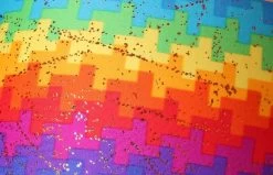 Criss Cross Poly/Spandex Spectrum Gold Ice Skating Jacket XJ721 -Figure Skating Shop 2 24605.1667941187