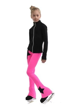 IceDress Figure Skating Jacket - Thermal - Disco Dance (Black With Hot Pink) -Figure Skating Shop 2 53680 73262 08691.1582511033