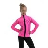 IceDress Figure Skating Pants - Thermal - Kant (Hot Pink With Black)