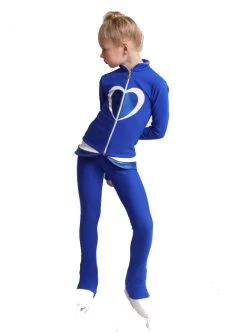 IceDress Figure Skating Outfit - Thermal - Tutti Frutti(Cornflower, White) -Figure Skating Shop 2 82598 02372 72455.1582510549