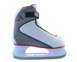 American Athletic -Soft Boot Hockey Skate -Women's (White And Grey) -Figure Skating Shop 2 89923.1676468284