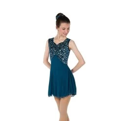 Jerry's Ice Skating Dress - 50 Twist Of Teal Dress 7 Jerry's Ice Skating Dress - 50 Twist Of Teal Dress -Figure Skating Shop 3.1679548729 20627.1679569016