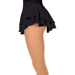 Jerry's 312 Two Tier Figure Skating Skirts - Black Sale 10% OFF Size 8-10