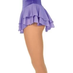 Jerry's 312 Two Tier Figure Skating Skirts - Purple