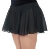 315 Jerry's Classic Black Georgette Skirt