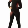 IceDress Figure Skating Outfit - Thermal -Disco (Black And Coral)