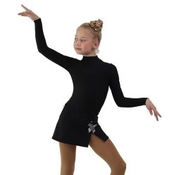 IceDress - Figure Skating Skirts - Rogue (Black With Butterfly ) -Figure Skating Shop 358e2d13108f 73368 27311 17041.1582512692