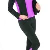 Jerry's 362 Black/ Violet Sport Legging Top Seet (Size AL, Jacket Not Included) -Figure Skating Shop 362 PURPLE 63973.1628169635