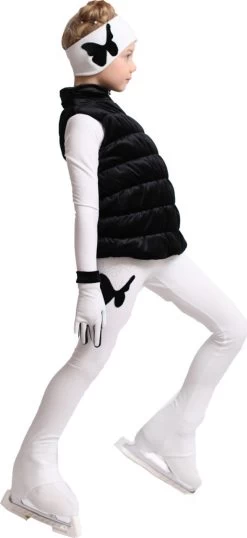 IceDress Figure Skating Vest - Thermal - Velvet (Black) -Figure Skating Shop 3 08047 01921 79971.1582461720