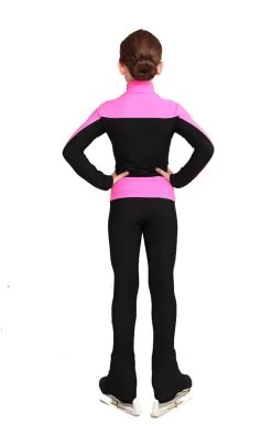 IceDress Figure Skating Outfit - Thermal - Bubble Gum (Black, Hot Pink) -Figure Skating Shop 3 37853.1601040414