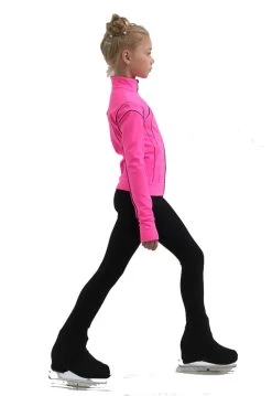 IceDress Figure Skating Pants - Thermal - Kant (Hot Pink With Black) -Figure Skating Shop 3 54008 18309 71572.1582528316
