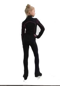IceDress Figure Skating Jacket - Thermal - Kant (Black With Hot Pink) -Figure Skating Shop 3 56505 05110 90206.1582519371