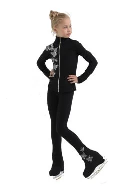 IceDress Figure Skating Pants - Thermal - Fairy Tale (Black)