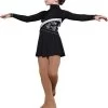IceDress Figure Skating Dress - Thermal - Delight (Black With Silver And Rhineston Applique) 1 IceDress Figure Skating Dress - Thermal - Delight (Black With Silver And Rhineston Applique) -Figure Skating Shop 3c89ec5a9aac 19749.1601395578