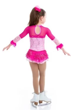 Elite Xpression - Pink Fairy Flower Dress -Figure Skating Shop 3cd47601066a 28432.1643094949
