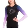 Elite Xpression - Faded Pastel Sprinkle Skate Top - Lilac (15% OFF, Size 8-10) -Figure Skating Shop 3e8d35745e01 38273.1686695172