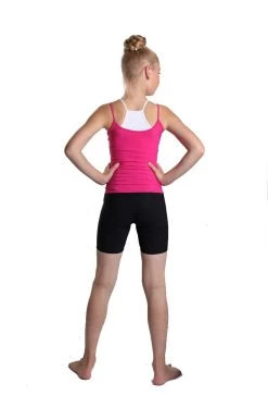 IceDress - Two-color Figure Skating Cami Top (Fuchsia And White) -Figure Skating Shop 4.1672310835 18717.1672314499