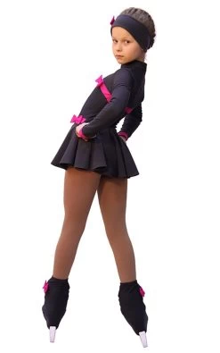 IceDress Figure Skating Dress - Thermal - Bows (25% OFF, Dark Grey And Fuchsia) 9 IceDress Figure Skating Dress - Thermal - Bows (25% OFF, Dark Grey And Fuchsia) -Figure Skating Shop 423346bbdb0d1518efca95e54766c496 00099 20089 62921 78596 80922 74316 10739.1618320512