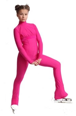 IceDress Figure Skating Overalls - Thermal - Style (Fuchsia With Velvet Trim) -Figure Skating Shop 4633da2a65d4 77772 59930 84055 21363.1582514375