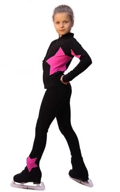 IceDress Figure Skating Pants- Star (10% OFF, Size CM, Black With Pink) -Figure Skating Shop 497a89b8a096 64372 19020 88717 34303 56960 26639.1684751586