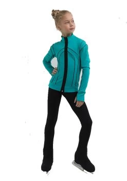IceDress Figure Skating Pants - Thermal - Kant (Mint With Black) -Figure Skating Shop 4 05044 11411 70005.1582512601