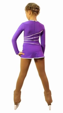IceDress Figure Skating Dress-Thermal - Grace (Violet With White Line) -Figure Skating Shop 54775594a2dfe4d868aa8f8222f72f2e 30001 78260 32983 53561 85250 53311.1582448024