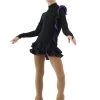 IceDress Figure Skating Dress - Thermal - Flamenco (Black With Violet) 2 IceDress Figure Skating Dress - Thermal - Flamenco (Black With Violet) -Figure Skating Shop 569e891937d6 88299 74511.1582429592